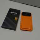 BXYJY for iPhone 17 Pro Max Wallet Case with Camera Cover Kickstand, Card Holder (3-5 Cards), Military Grade Drop, Heavy Duty Women Men Protective Phone Case for iPhone 17 Pro Max 6.9" 2025, Orange