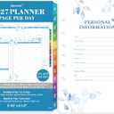 2026-2027 Planner Refills  July 2026 - June 2027, Daily Planner Refills 2026-2027, Two Pages Per Day Daily & Monthly Planner Inserts, 8.38" x 5.51", Ring-Bound with Tabs