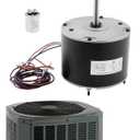 MOT18688 Condenser Fan Motor(Upgraded), Compatible with Trane American Standard, 1/8 HP, 208-230V, 825 RPM, AC Fan Motor, Air Conditioner Motors, Replace# MOT12215 MOT12004 MOT10514, w/Capacitor