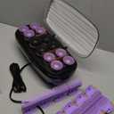 Conair Hot Rollers for Long, Medium & Short Hair, 12 Ceramic Flocked 1-Inch and 1-Inch Heated Hair Rollers with Clips, Hot Curlers for Women, Volume & Curls