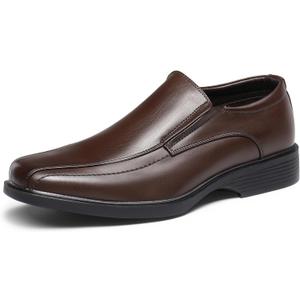 Bruno Marc Men's Square Toe Dress Loafers Formal Shoes, 9.5W