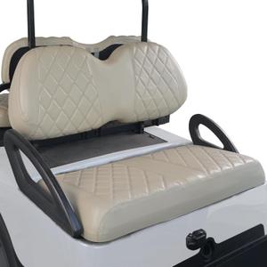 NOKINS Golf Cart Diamond seat Cover for Club Car EZGO Yamaha, Golf cart Vinyl seat Cover (Oyster Grey)