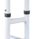 Bathtub Grab Bars for Seniors, Tub Handle Grab Bar for Elderly Bath Support, Bathtub Safety Rail, Assistance Bathtub Handle Clamp for Bathroom, 3.3"- 7" Width Adjustable, White