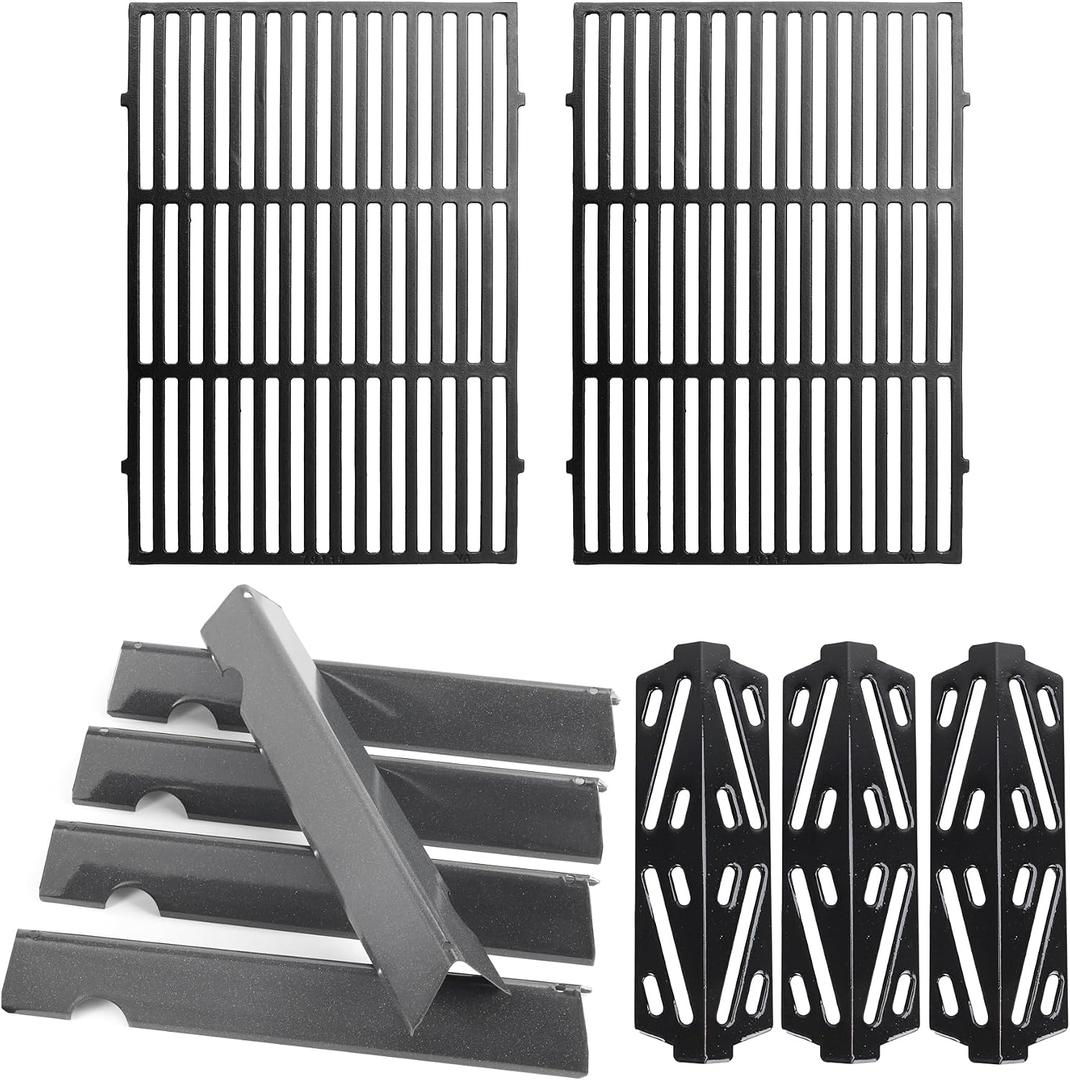 Grill Parts for Weber Genesis II 300 Series, for Weber Genesis ii E/S/SE-310 ii E/S-315 ii E/S-325 ii E/S-330 ii E/S/SE-335 ii S-345, for Grill Grate Flavorizer Bar Heat Deflector 66095 66802 66032
