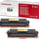 1 Pack 054 3021C001 Yellow Toner Cartridge: Compatible CRG-054 Replacement for Canon imageCLASS MF642Cdw MF644Cdw MF640C MF641Cw MF643Cdw MF645Cx LBP621Cw LBP622Cdw LBP623Cdw Printer