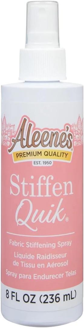 Aleene's 15581 Stiffen-Quick Fabric Stiffening Spray 8oz, Original Version
