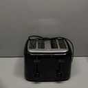 Proctor Silex 4 Slice Toaster with Extra Wide Slots for Bagels, Cool-Touch Walls, Shade Selector With 7 Browning Levels, Toast Boost, Auto Shut-off and Cancel Button, Black (24215PS)