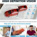 MARE AZZURO Oversized Square Reading Glasses Men Large Readers 1.0 1.25 1.5 1.75 2.0 2.25 2.5 2.75 3.0 3.5 4.0 5.0 6.0 (Black)