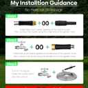 Short Metal Garden Hose 15 ft Connector, Stainless Steel Small Hose Extension Adapter for Hose Reel, Long, Flexible, Lightweight & Heavy Duty Water Pipe, No Kinking Outdoor Water Hose for Yard 15 Feet