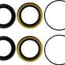 6Pcs Inner Outer Rear Wheel Axle Seal Kit for Toyota 4Runner Pickup T100 Tacoma Tundra Compatible with 90313-48001 90301-88077 90310-50006