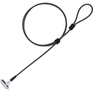 I3C Laptop Cable Lock Hardware Security Cable Lock Anti Theft 6.7FT Cable Lock Compatible with Laptop Anti-Theft Security Locking Cable Compatible for Wedge Type Slot(6 * 2.5mm)