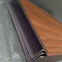 Hoolerry 5 Pcs Wire Shelf Covers Foamed PVC Wire Rack Covers for Removable Closet (Not Wood) Pantry Shelves for Cabinet Bathroom Kitchen Shelving Decoration(Dark Wood Color,25x16 Inch)