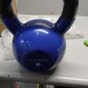 Yes4All Kettlebell, 5-100 LB Vinyl Coated Cast Iron Strength Training Kettlebells for Home Gym Exercises, Fitness, Full Body Workout Equipment, Push Ups, and Grip Strength