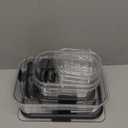 Rubbermaid Brilliance Plastic Food Storage Containers Set (4 containers + 4 lids) and Large 9.6 Cup Container