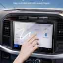 Car Screen Protector for 2024 2025 2023 2022 2021 Ford F-150 (XL/STX/XLT/Lariat/Platinum/Limited/Tremor/Raptor/King Ranch) SYNC4 Accessories Screen Protector Tempered Glass 12