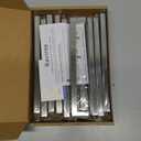 Ravinte 10 Pack 8 Inch Kitchen Square Cabinet Handles Satin Nickel Pulls Brushed Nickel Kitchen Cabinet Hardware Handles for Cupboard Drawer Pulls