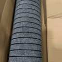 3' x 15' Stripe Runner Rug with Rubber Backing, Indoor/Outdoor Non-Slip Low-Profile Carpet for Hallway, Kitchen, Entryway, Patio, Stair, Laundry – Gray& Stripe