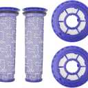 Lemige 2 Pack Post Filters & 2 Pack Pre Filters Replacement for Dyson DC41 DC65 DC66 UP13 UP20 UP30 Animal, Multi Floor and Ball Vacuum Ball Animal 2 Ball Animal 3, Compare to Part 920769-01&920640-01
