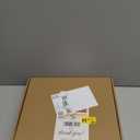 HSDDHOME 11.8" x 9.6" Small White Arched Vanity Mirror, Vintage Makeup Mirror Baroque Style Arendahl Carved Mirror with Frame for Desk Decorative Table Aesthetic for Dresser, Bedroom, Living-Room