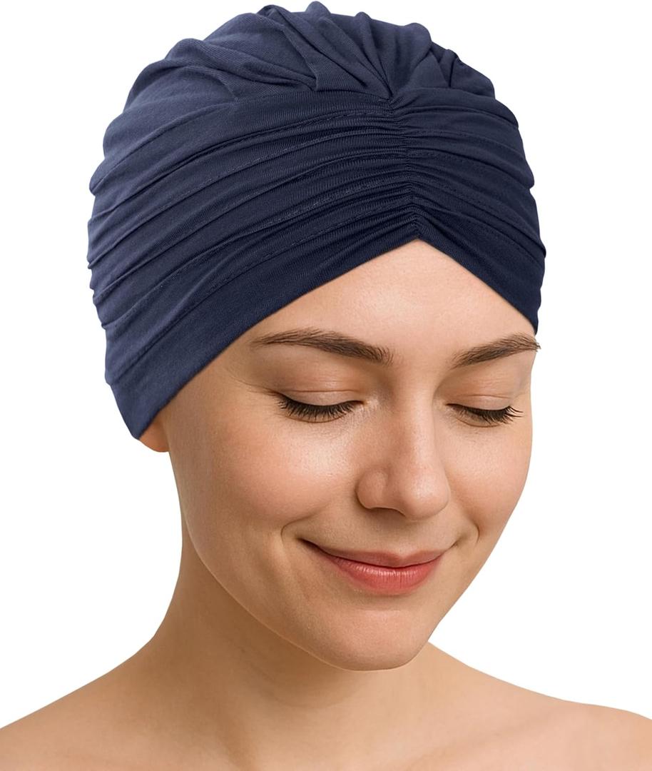 CAPLORD Chemo Cap, Soft Hat for Hair Loss, Headwear for Chemo Patients, Turban Beanie for Cancer Alopecia, Head Cover, Hijab