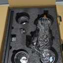 Kollea Birthday Gifts for Men Dad, Flag Motorcycle Whiskey Decanter Set with 2 Glasses, Liquor Dispenser for Home Bar, Unique Gift for Father, Boyfriend, Anniversary, Biker & Motor Lover, Christmas