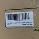 3-Light Bathroom Light Fixtures, 17.23" Black Modern Vanity Lights with Clear Glass Shade, Bathroom Wall Lamp for Mirror Kitchen Living Room Hallway Cabinet Porch