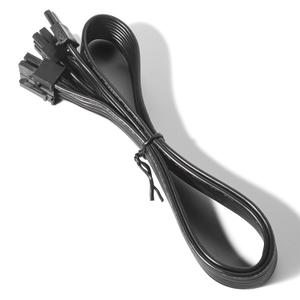 PCIE Cable for Corsair, 65CM Male to Male 8 Pin to 6+2 Pin GPU Power Cable for Thermaltake, ARESGAME Modular Power Supply (25'') (Black 16AWG)