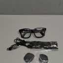 AI Smart Glasses with Camera, 8MP HD Camera Glasses for Men, Women, AI Recording Glasses with Voice Assistant, Open-Ear Audio, Real-Time Translation, Video Recording Sunglasses for Life & Work Vlog(Black)