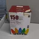 25 Pack C9 LED Christmas Bulbs,for Indoor Outdoor String Lights,E17 Base,Multicolor Faceted