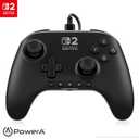 PowerA Advantage Wired Controller for Nintendo Switch 2 - Black, Officially Licensed, Hall Effects, Mappable Buttons, Pro Controller, C Button, On-Board Audio Controls