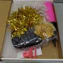 YinQin 118 PCS Black Gold Happy Birthday Party Balloons Set with Filling Pump Gold Foil Fringe Curtains Black Golden Silver White Happy Birthday Party Balloon Supplies Decorations for Men Women