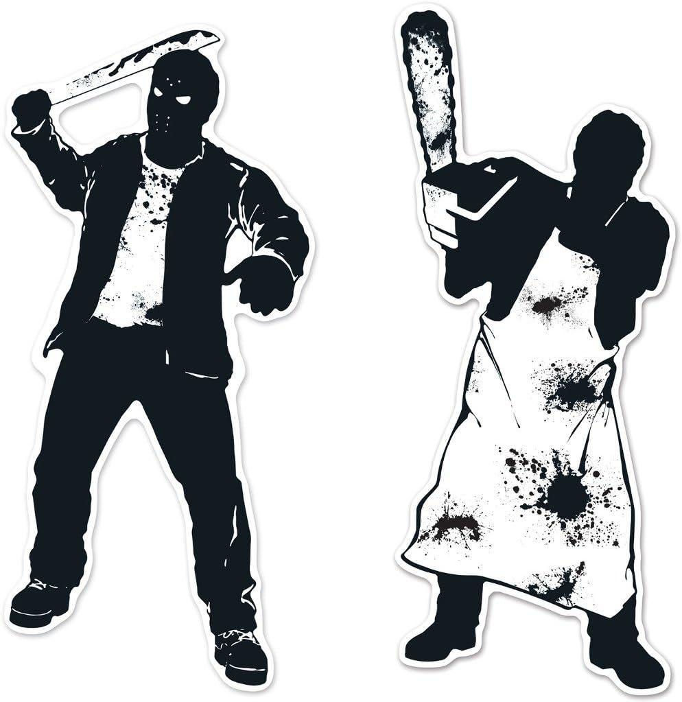Beistle Psycho Silhouettes