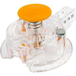 Fiskars Circle Cutter with 3 Replacement Blades - 1" to 8 Cut Length - Arts and Crafts Paper Cutter - Clear/Orange