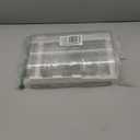 IVAILEX Egg Holder for Refrigerator, Fridge Egg Storage Tray, Clear Plastic Egg Drawer for Refrigerator, Space Saver Egg Storage Container & Organizer 11.8"L x 8"W x 2.5"H