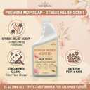 Mop Soap Highly Scented Stress Relief Fragrance. Floor Cleaner Concentrate  Non-Toxic, Pet safe, No Residue  Safe for Tile, Stone, Marble, Wood, & Grout  For All Mop Types  Made in USA (32 Fl Oz (Pack of 1))