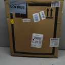 Medline 3-in-1 Steel Bedside Commode, Elongated Seat, Sturdy Folding Frame, 7.5 QT. Bucket, 350 lb. Weight Capacity, Clip-on Seat, Easy Cleaning, Tool-Free Assembly, Gray