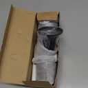 Sousac 3 PCS Metal Shower Knob Replacement, Tub Faucet Handle with Hot/Cold/Diverter/Flange Base, Bathtub Knob Compatible with Price Pfister Verve Fits 5-1/2''H,12 Tooth Broach Stem (Black)