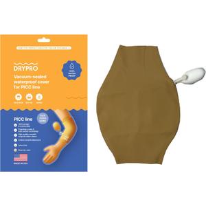 Waterproof PICC Line Cover - Airtight & Submersible - Ideal for Swimming or Shower (X-Large)