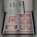 VCOM RGB Gaming Headphones Stand with 2 USB Ports, Pink Headset Stand with 10 Light Modes and Non-Slip Rubber, Suitable for PC Desk Accessories Gamers Gift(Pink)