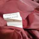 Women's Oversized Leather Jacket, Casual Soft Faux Leather Zip Motorcycle Coat With Pocket 2025 Fall Fashion (Wine Red, XL)