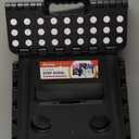 ACSTEP Folding Step Stool 9'' Tall Kids Step Stool Holds Up to 300 lb Plastic Foldable Step Stools for Kids Non-Slip Surface with Carry Handle Collapsible Stool for Home, Outdoor and Indoor(Black)