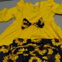 Doresbebe Baby Girl Clothes Toddler Girl Outfits Infant Girl Summer Clothes for Girl Ruffle Shirt Pants+Cute Headband 3PCS (Yellow-sfl)