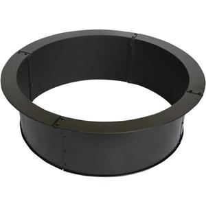 Blue Sky Outdoor Living 28" Round Heavy-Duty Steel Fire Ring, Portable Compact Outdoor Fire Ring, Black Blue Sky Outdoor Living 28" Round Heavy-Duty Steel Fire Ring, Portable Compact Outdoor Fire Ring, Black
