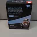 JOLLY CHEF 100 Pack 9 oz Plastic Cups, Disposable Party Cups in Assorted Colors, Plastic Glasses with 3 Colors Suitable for Wedding, Thanksgiving Day, Christmas