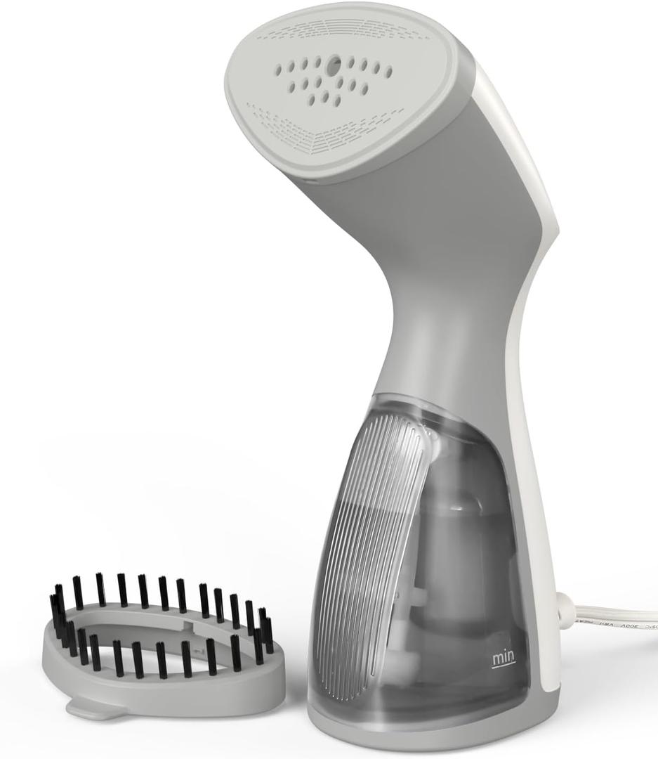 BEAUTURAL Steamer for Clothes, Travel Handheld Clothing Steamer for Garments, 25-Second Fast Heat-up, Portable and Compact Design, Removes Wrinkles from Fabrics, 120V (Upgraded Version)