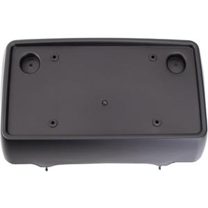 TRQ Front License Plate Bracket Black Compatible with 2007-2013 Chevrolet Avalanche 2007-2014 Suburban 1500 Suburban 2500 Tahoe GM1068174