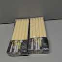 2 x Taper Candles,Tapered Candlesticks - Dripless 10 Inch Ivory Candles, Unscented Tall Dinner Candle, Long 8 Hour Burning Household Candles, 10 Pack