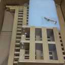 HBlife Bamboo Dish Drying Rack with Utensil Holder, 3-Tier Large Collapsible Wooden Dish Drainer Rack, Folding Drying Holder Dish Drainer for Kitchen Counter