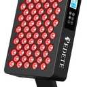 Red Light Therapy for Face and Body, 630nm 660nm 810nm and 850nm Near Infrared Light Therapy Panel, 70 Dual Chip LEDs, High Power LED Light Therapy Device for Skin Care, Sleep, Pain Relief. M70 (Black)