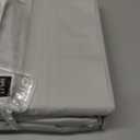 RUVANTI 100% Cotton Sheets  Split King Size Percale Bedding, Cooling & Breathable, Durable with a Crisp, Soft & Comfortable Feel, 16" Deep Pocket, 5-Piece Set, Quiet Gray